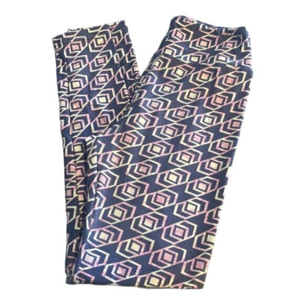 Lularoe Lavender Pink Leggings  Size OS EUC #7985
